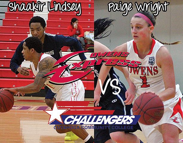 No. 5 Express Women, No. 10 Express Men Hit The Road For Make-Up Doubleheader Against Cuyahoga