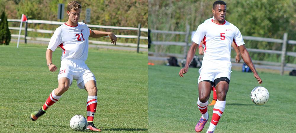 Cooper Huslig and Jahmall Whittaker each assisted on goals today. Photos by Nicholas Huenefeld/Owens Sports Information