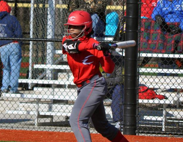 Tyniesha Wilson went 7-for-7 from the plate today with four runs, three RBIs and two stolen bases. Of those hits, she had a triple and her first career home run. Below, is Olivia Reeder. She went 6-for-8 from the plate. Photos by Sharon Snyder/Owens Sports Information