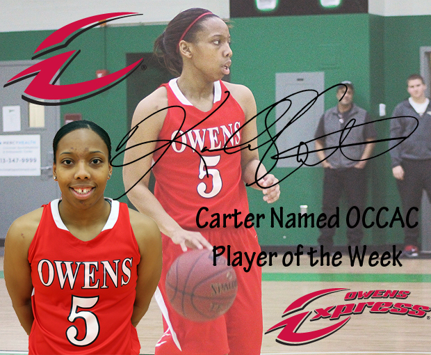 Express PG Carter Nabs OCCAC Player of the Week Honors