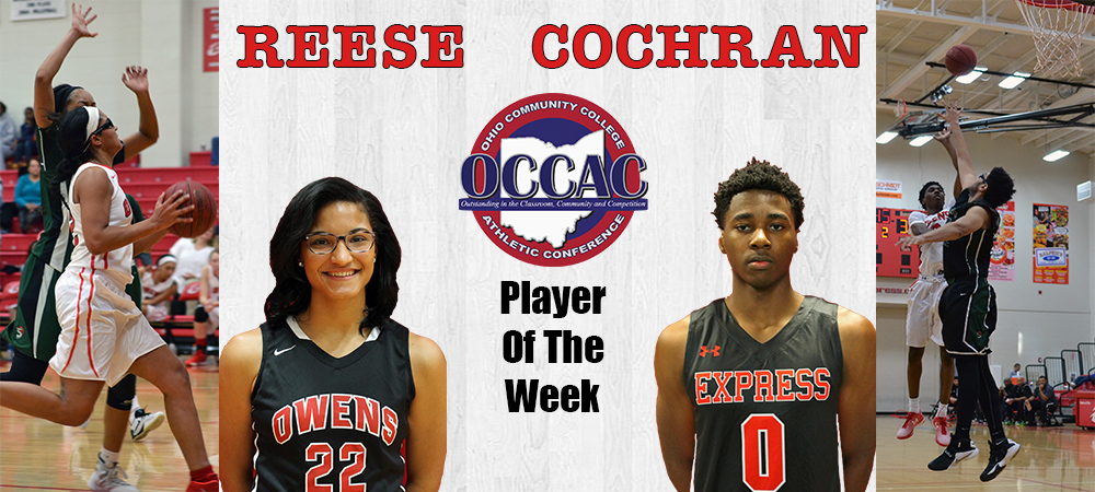 Cochran, Reese Earn OCCAC Player of the Week Awards