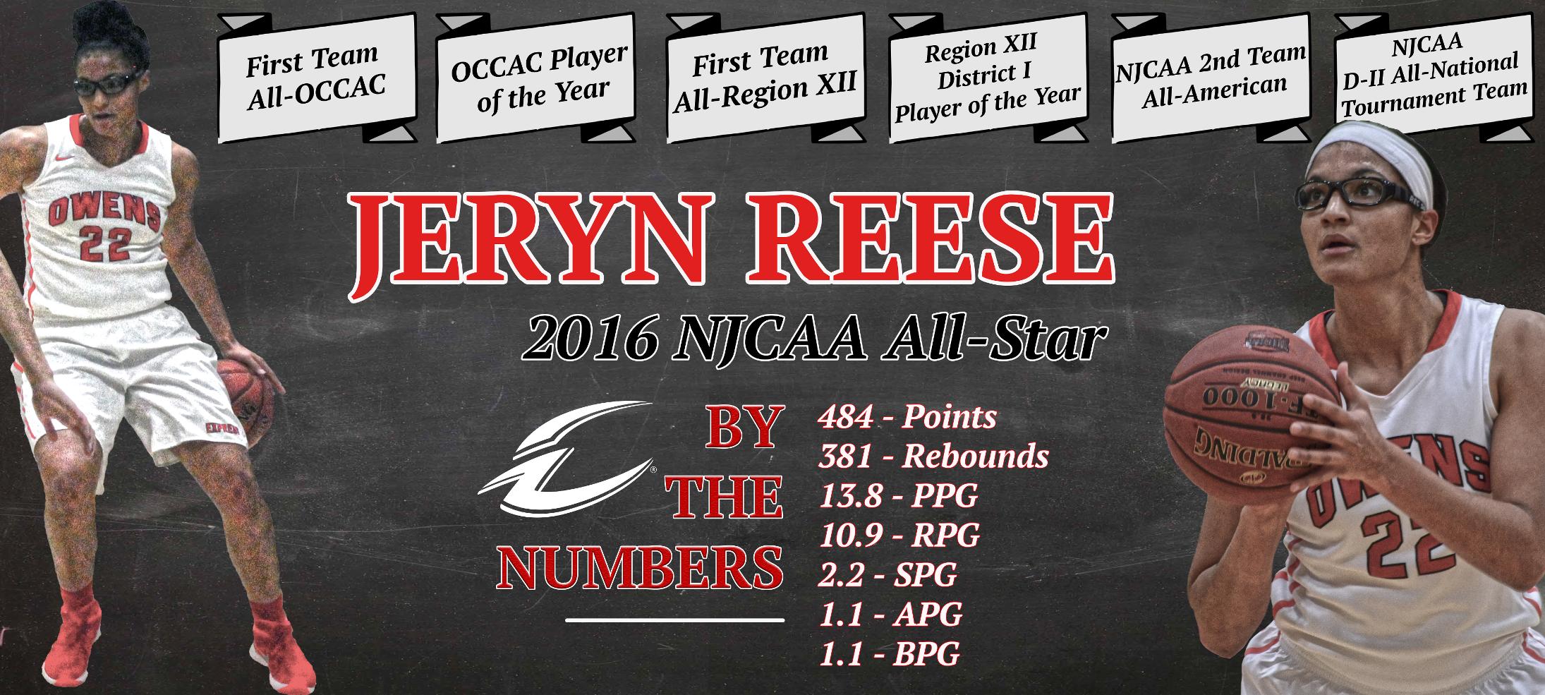 Reese Selected For NJCAA All-Star Game, To Have Jersey Displayed At HOF