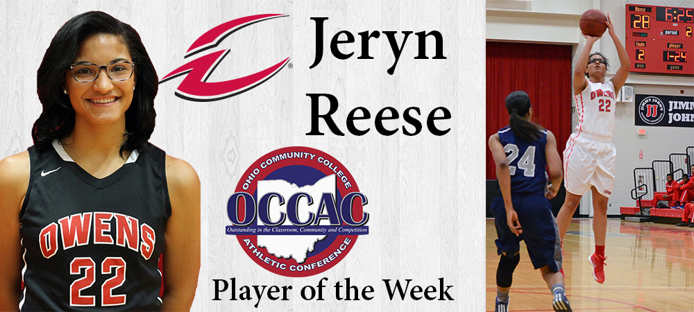Reese Caps Regular Season With Fourth OCCAC Player of the Week Award