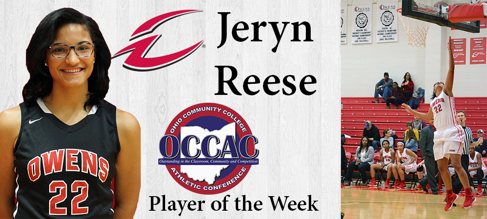 Reese Captures Fifth OCCAC Player of the Week Award