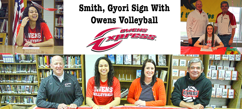 Clay's Gyori, BGHS Product Smith Become First Two Members Of Owens Volleyball's 2015 Freshmen Class
