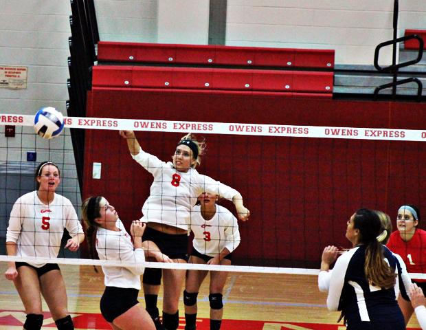 Hartings Pounds Out 25 Kills, Owens Volleyball Pushes Win Streak To Four