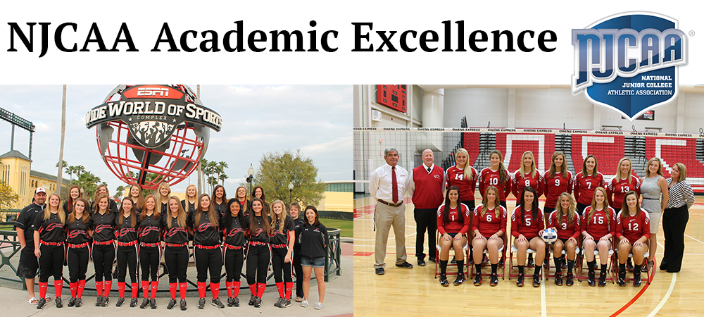 Owens Volleyball, Softball Continue Academic Excellence, Earn National Honors