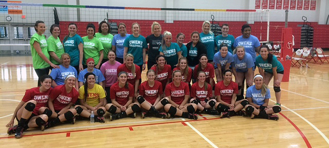 Annual Alumni Volleyball Match Draws Over 20 Former Players