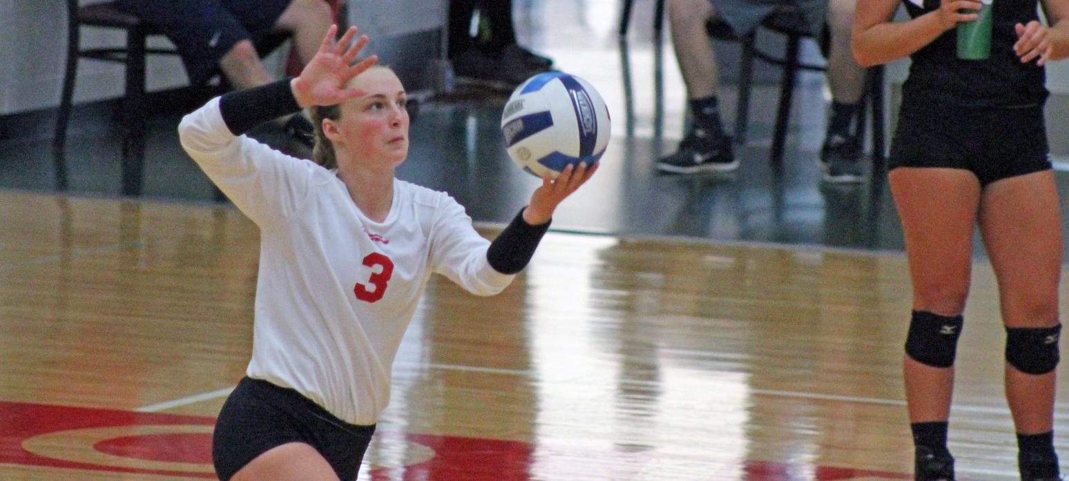 Gyori's 25 Digs Lead No. 7 @OwensExpress Volleyball Past Lakeland In Straight Sets