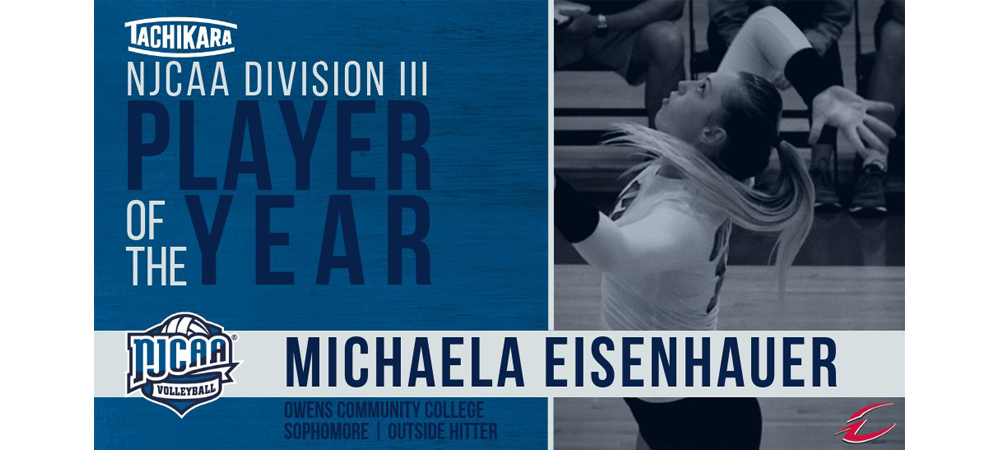 Eisenhauer Named Tachikara NJCAA Division III Player of the Year, Lewis Named Coach of the Year