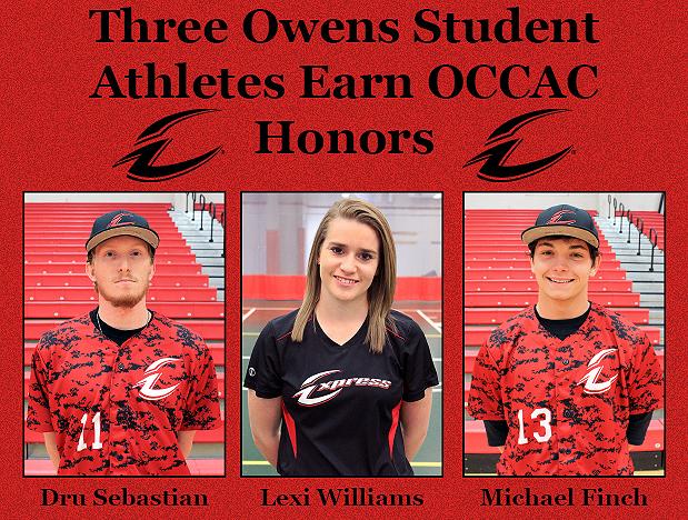 Three Owens Student-Athletes Earn Conference Honors