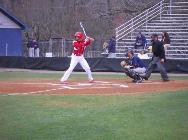 Ryan Horvath prepares for the pitch against No. 3 Louisburg. Photo courtesy of Owens Sports Information