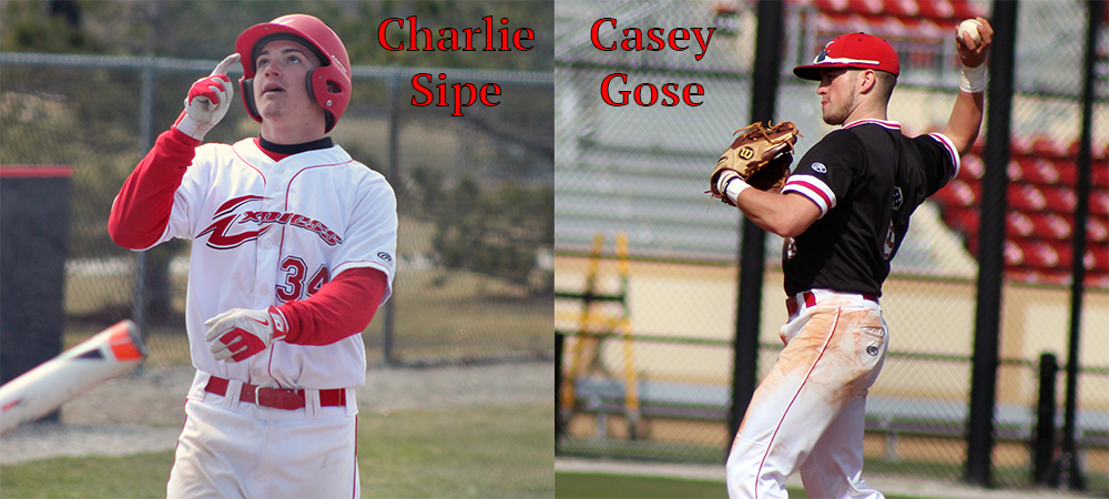 Sipe, Gose Named to All-OCCAC Team in Baseball