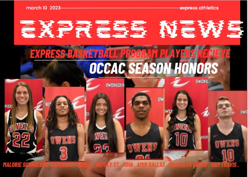 Express Basketball Program Players Earn OCCAC Season Honors