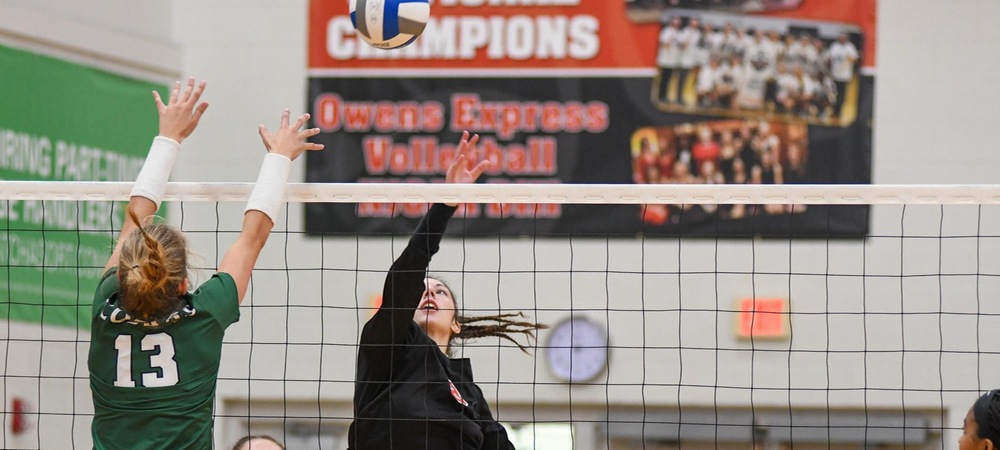 Alexis Sarvo, pictured here, had a season-high 11 kills on Saturday against Clark State.